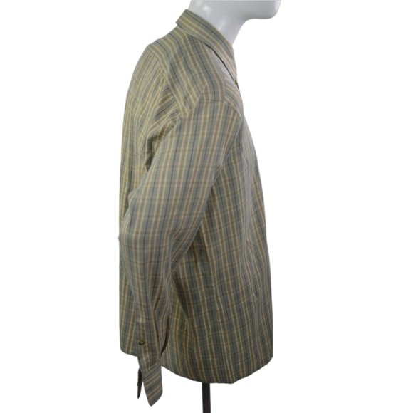 Turtle Men sz 42 Dress Shirt Long Sleeves Plaids Buttons Up Classics - Picture 2 of 7